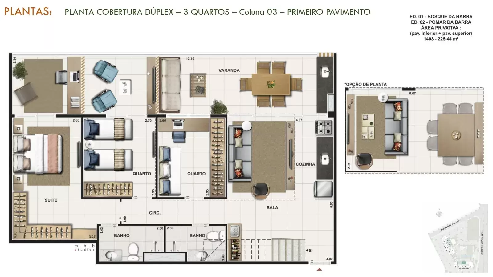 Planta 3 - Jardim da Barra