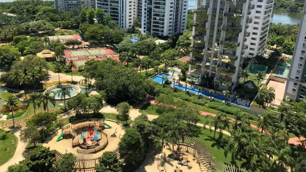 Lancamentos de imoveis com areas verdes na Barra da Tijuca