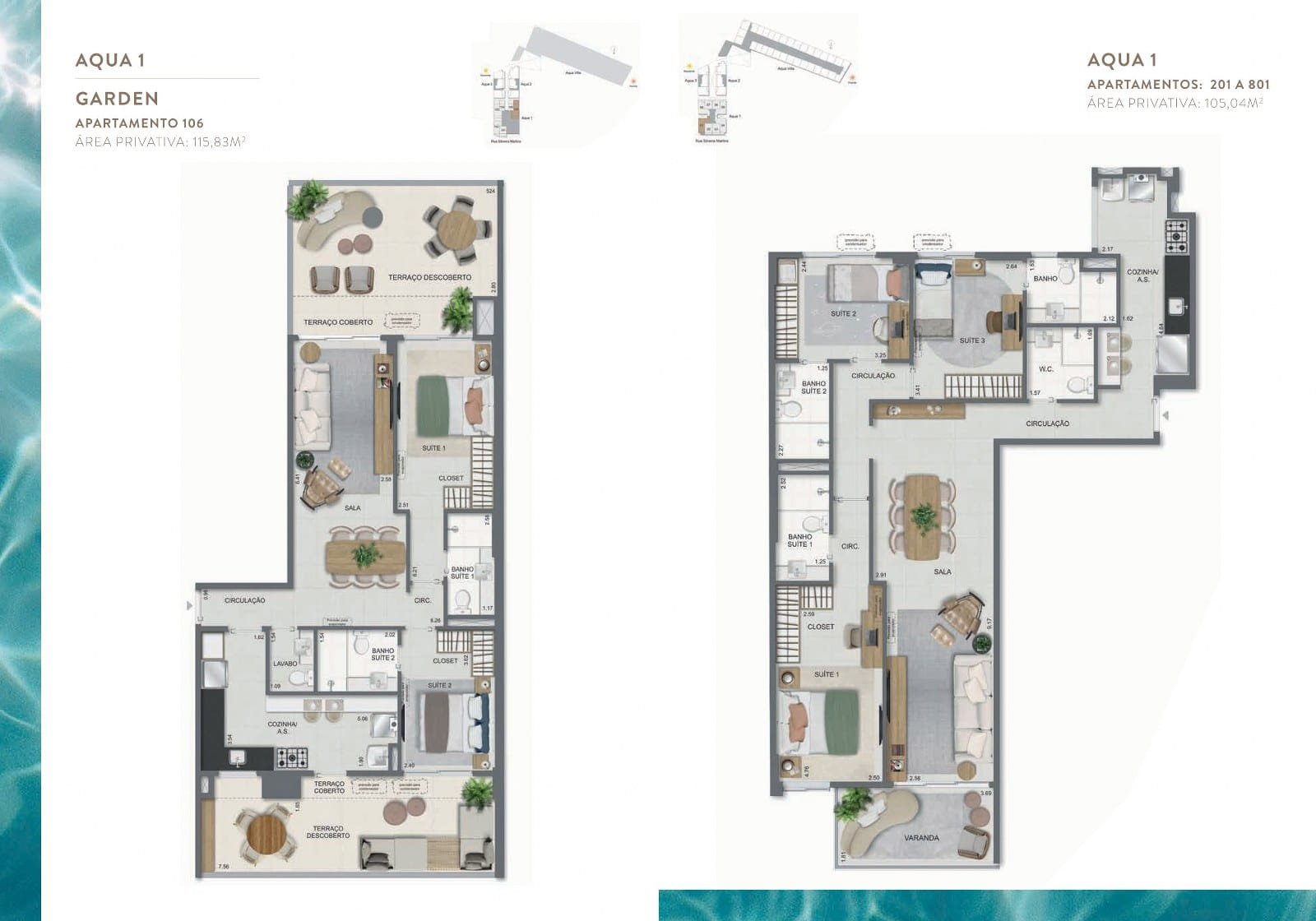 Planta 3 - Aqua Village Catete