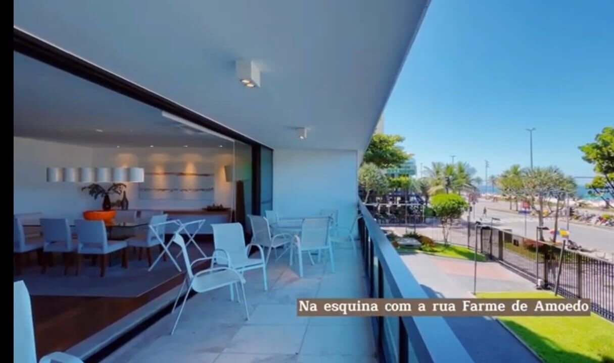 Apartamento 264m2 na Av. Vieira Souto 4 Quartos - Ipanema