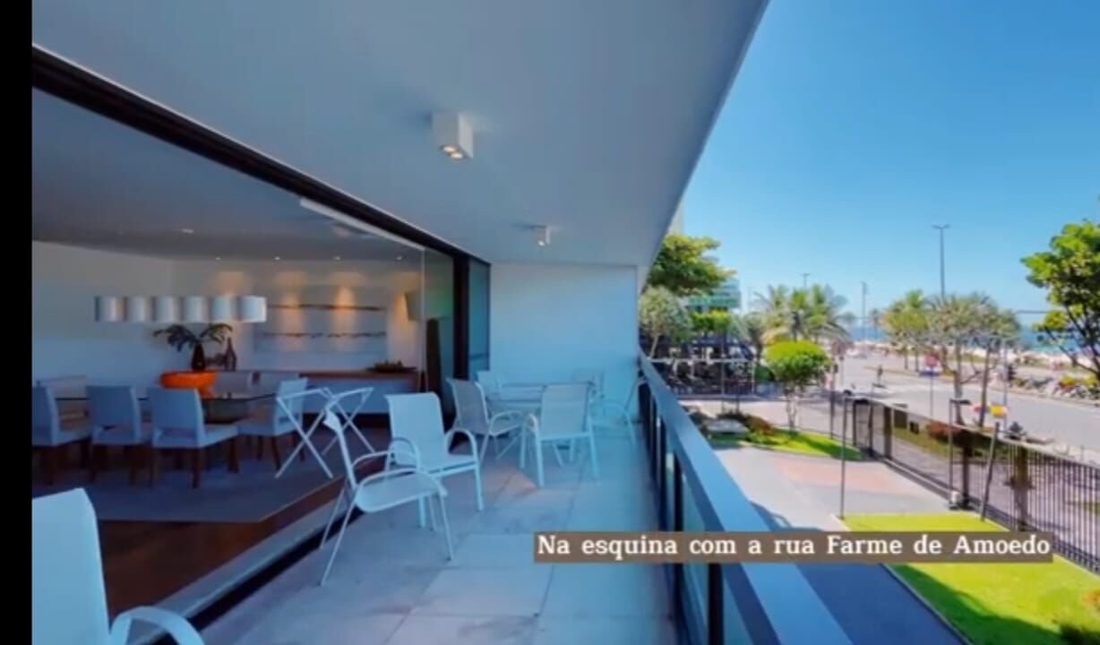 Apartamento 264m2 na Av. Vieira Souto 4 Quartos - Ipanema