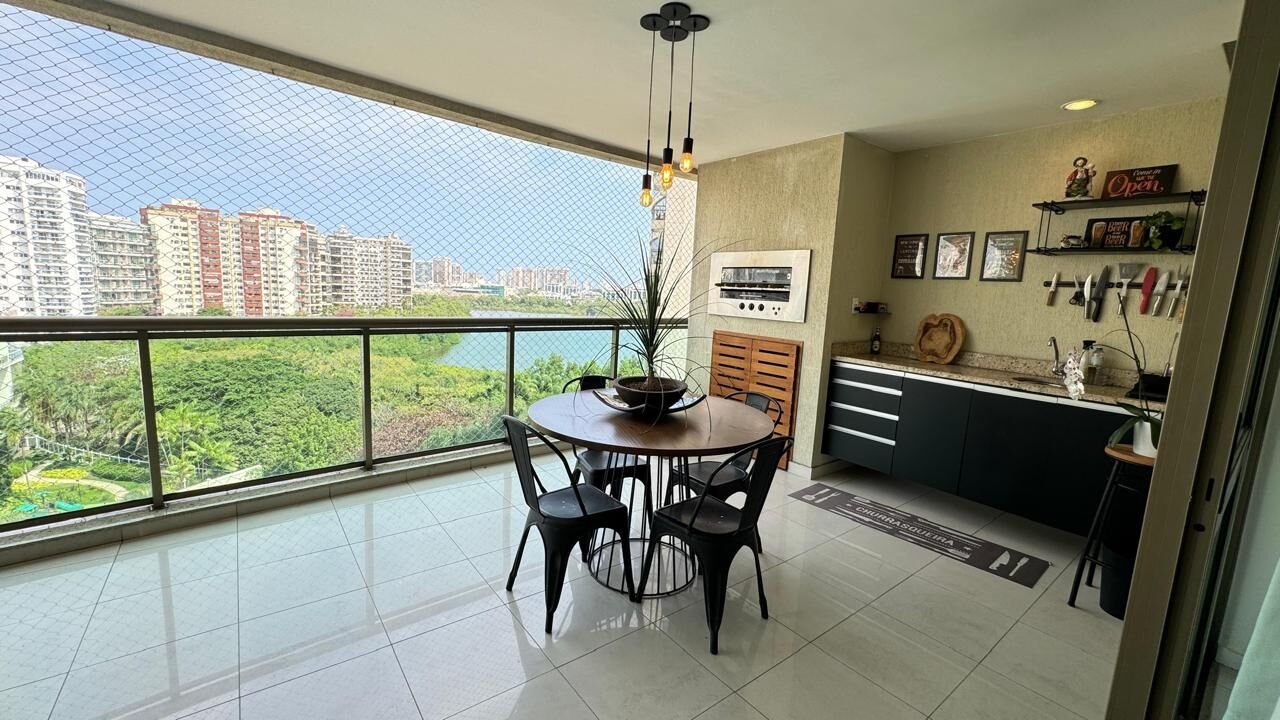 Apartamento na Barra da Tijuca 4 Quartos Av. das Acácias 178m2 Península Atmosfera