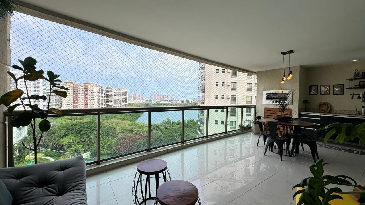 Apartamento na Barra da Tijuca 4 Quartos Av. das Acácias 178m2 Península Atmosfera