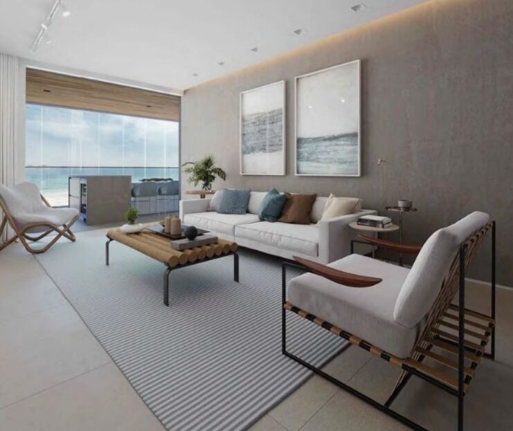 Apartmento na Barra da Tijuca 3 Quartos Av. do Pepê 149m2 Jardim Oceânico