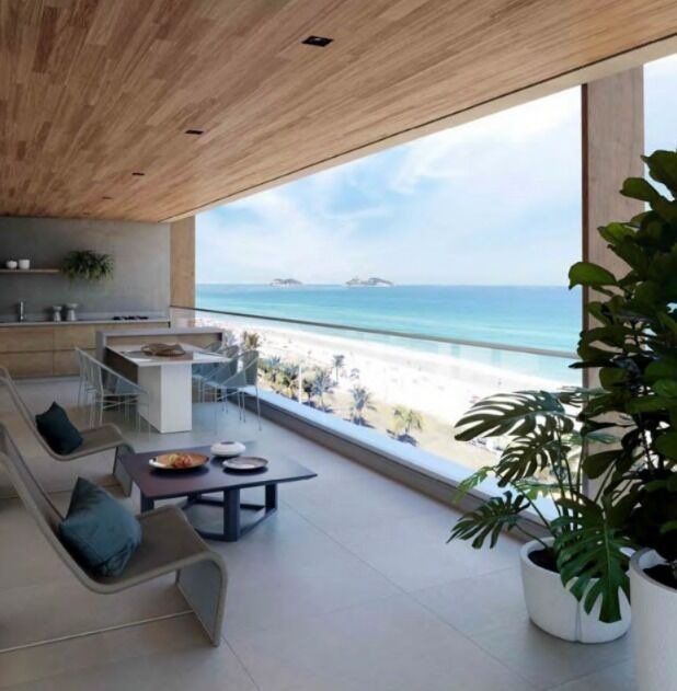 Apartmento na Barra da Tijuca 3 Quartos Av. do Pepê 149m2 Jardim Oceânico