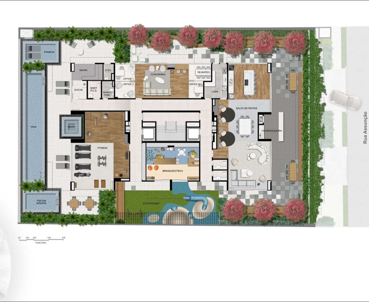 Apartamento em Botafogo 3 Quartos Blanc 260 Rua Assunção 139m2