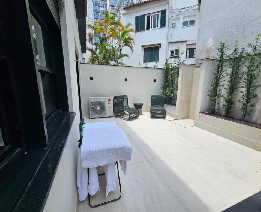 Apartamento Garden no Leblon 1 Quarto Rua San Martin 87m2