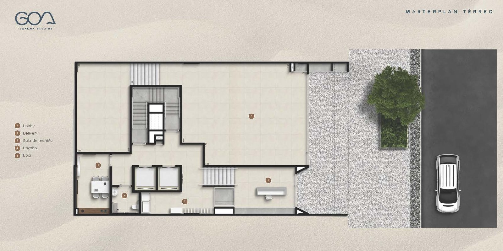 Planta 3 - Goa Ipanema Studios