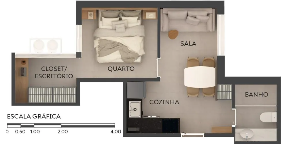 Planta 1 - Duetto Bambina