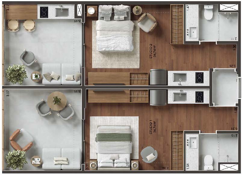 Planta 10 - MoDo Design Living Botafogo