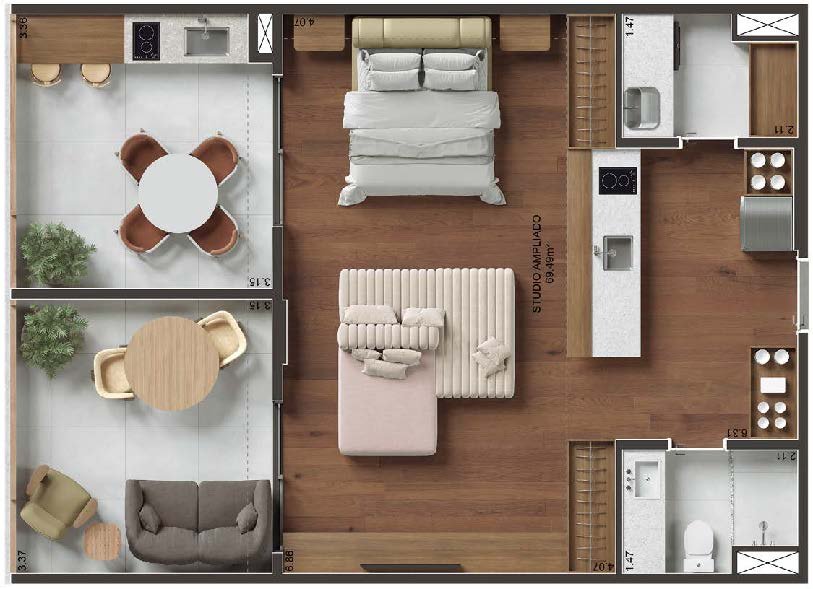 Planta 8 - MoDo Design Living Botafogo