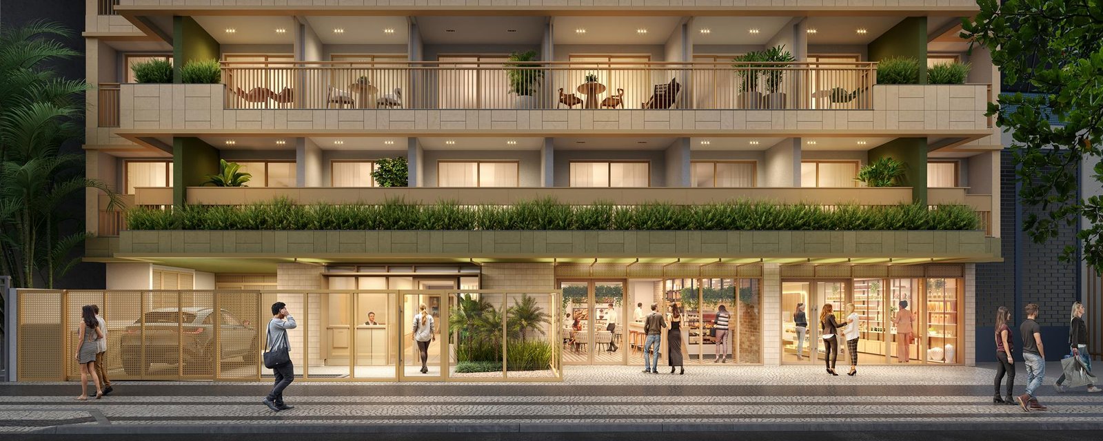 Perspectiva 1 - Be in Rio Praia Copacabana