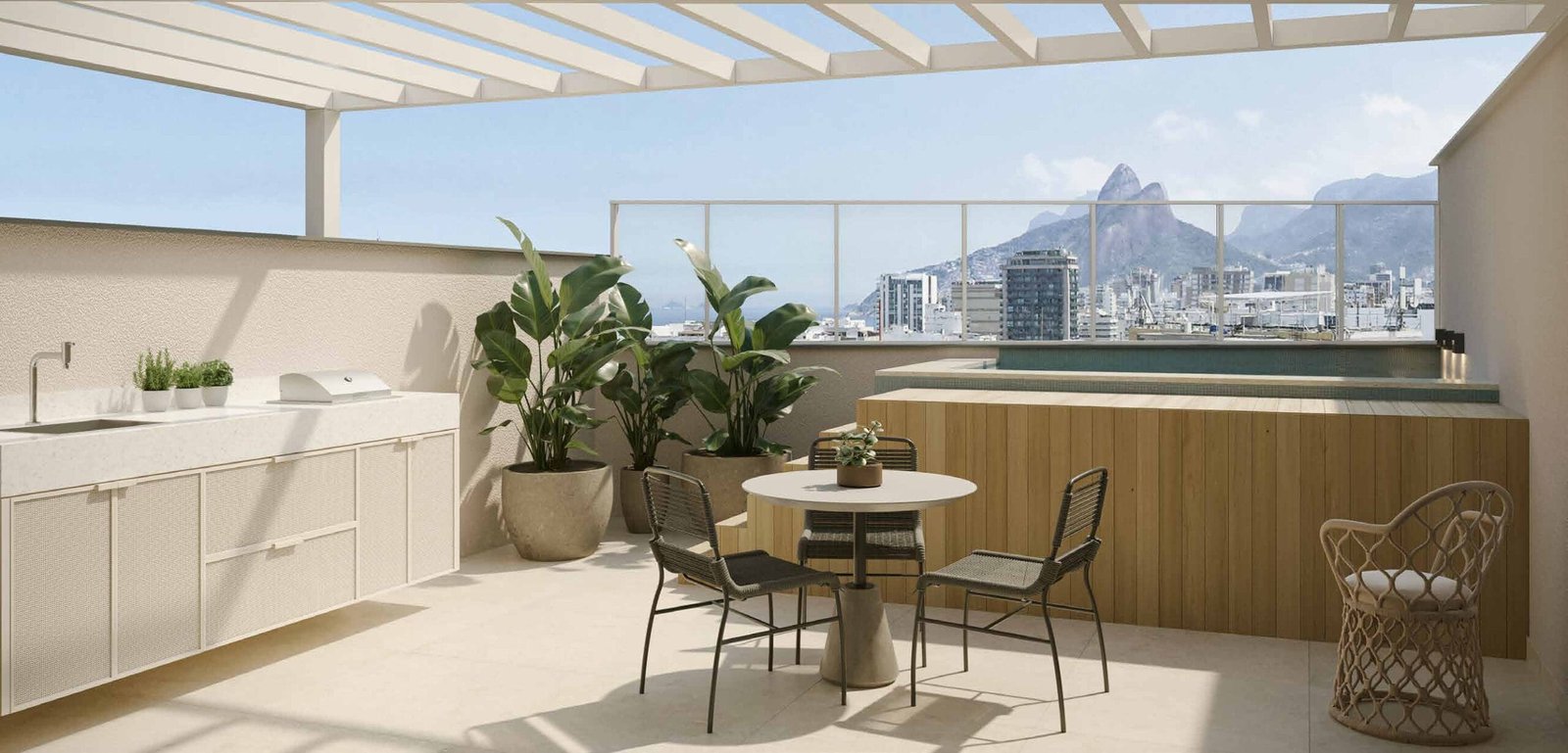 Double suite Be In Rio Siqueira Campos um quarto na planta em Copacabana