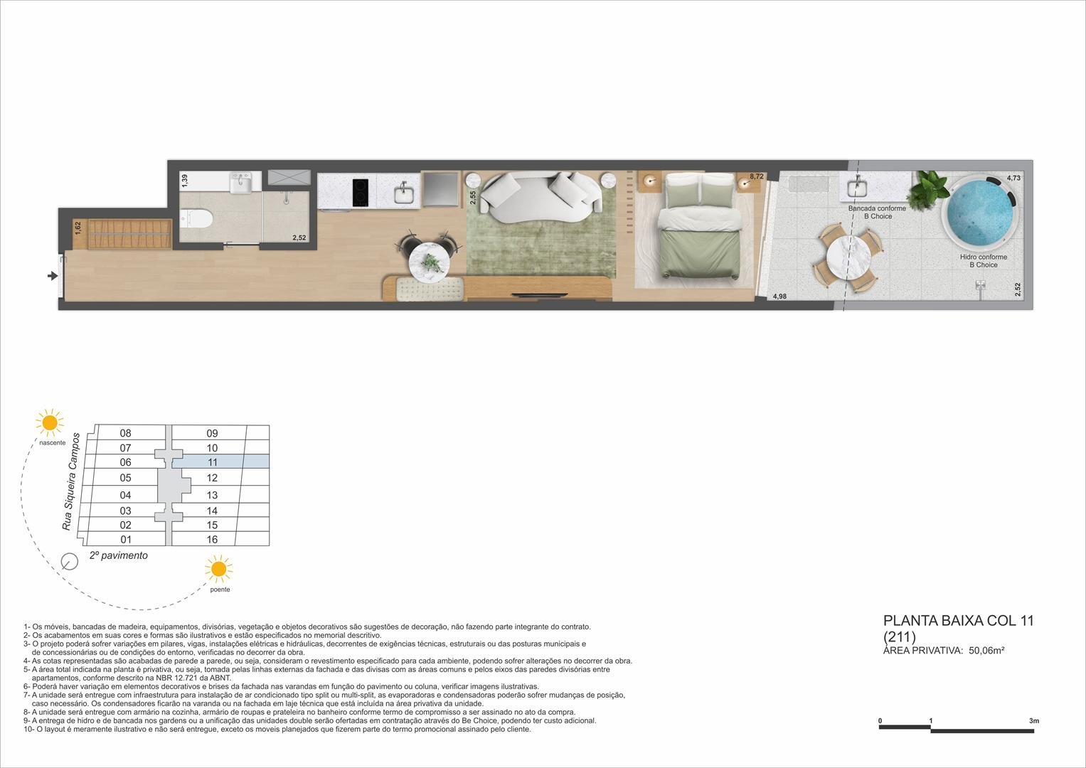 Planta 24 - Be in Rio Praia Copacabana