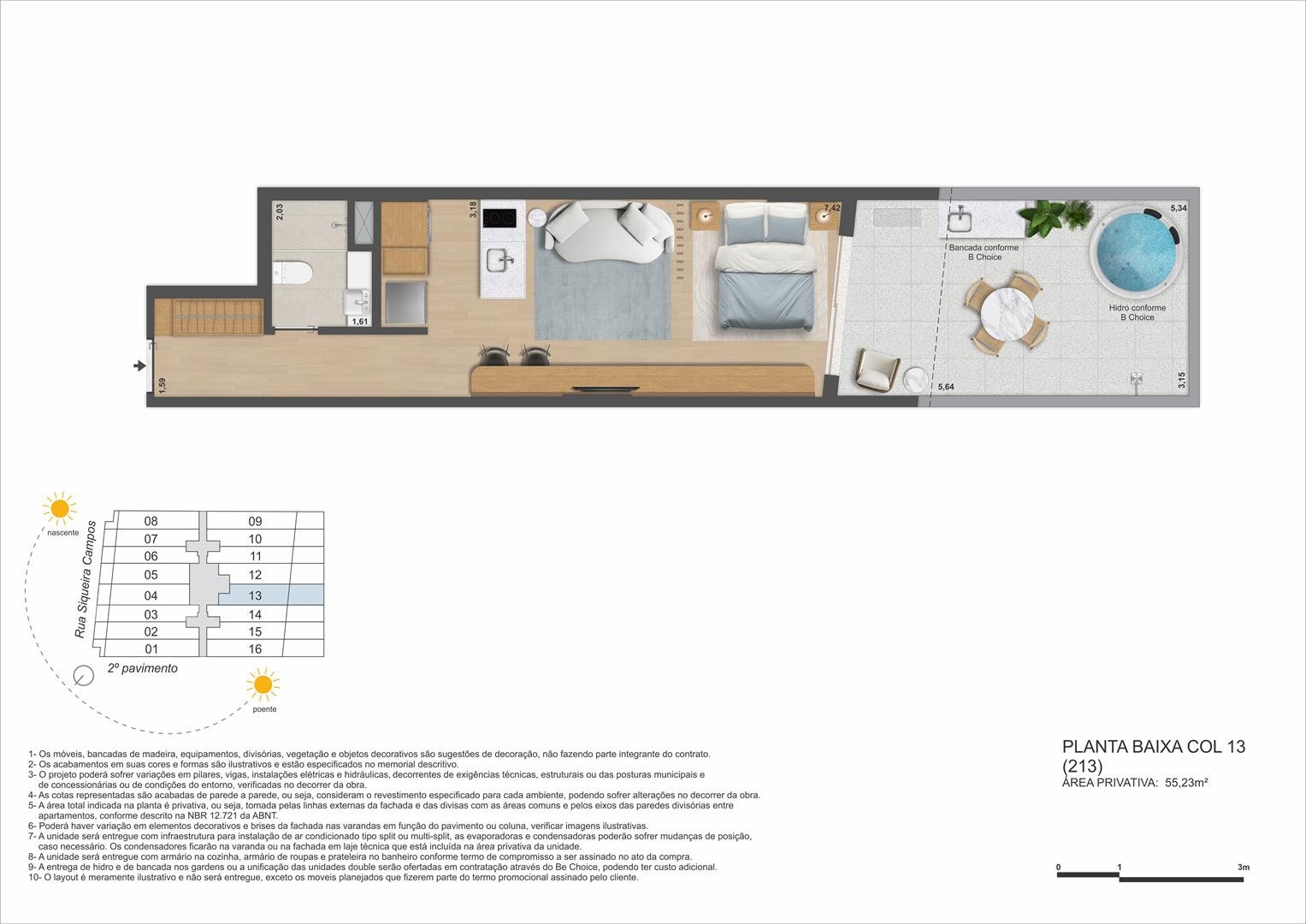 Planta 22 - Be in Rio Praia Copacabana
