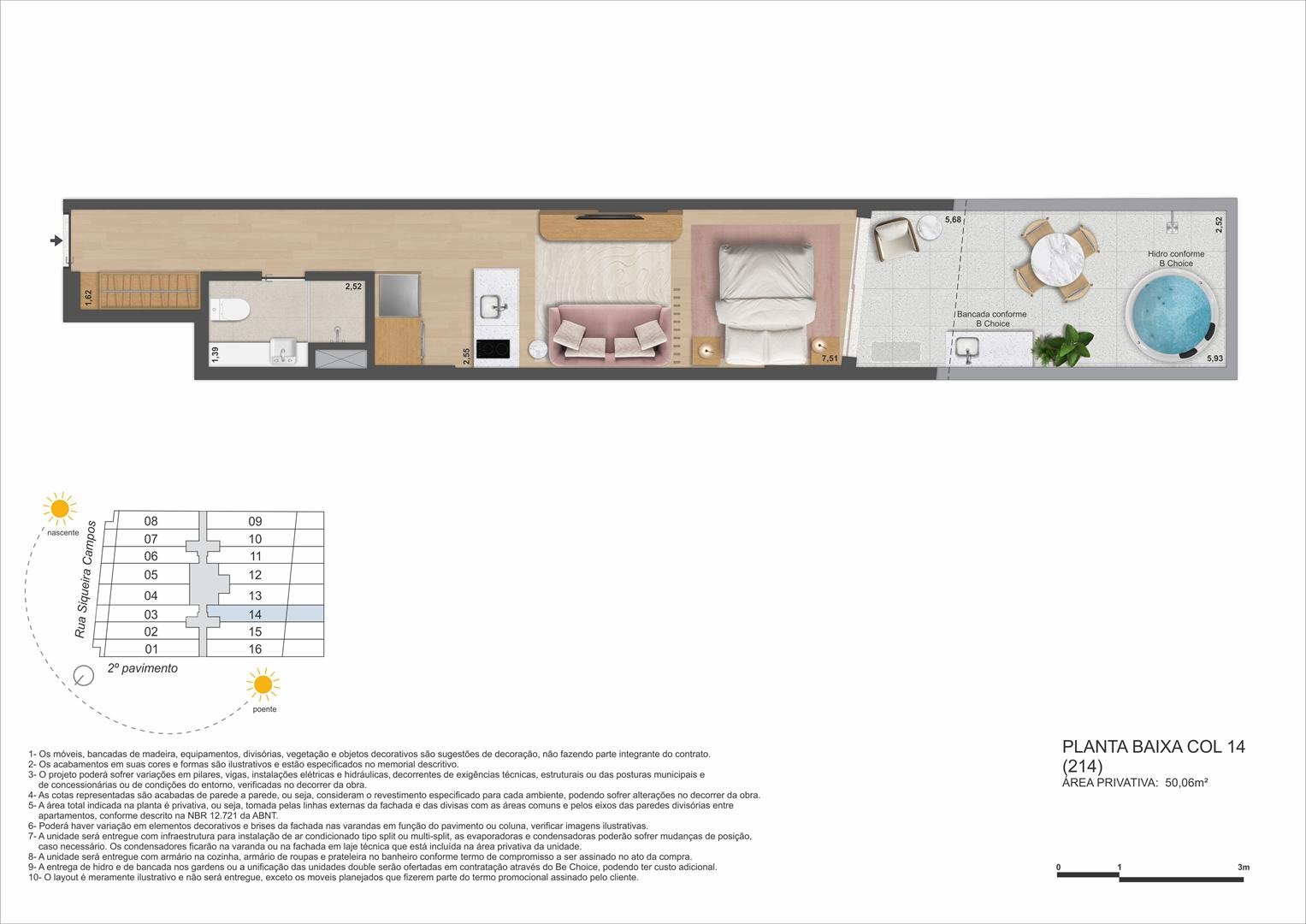 Planta 21 - Be in Rio Praia Copacabana