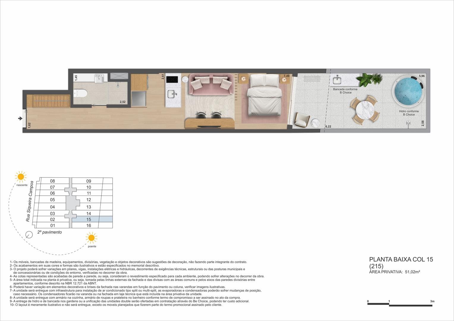Planta 20 - Be in Rio Praia Copacabana