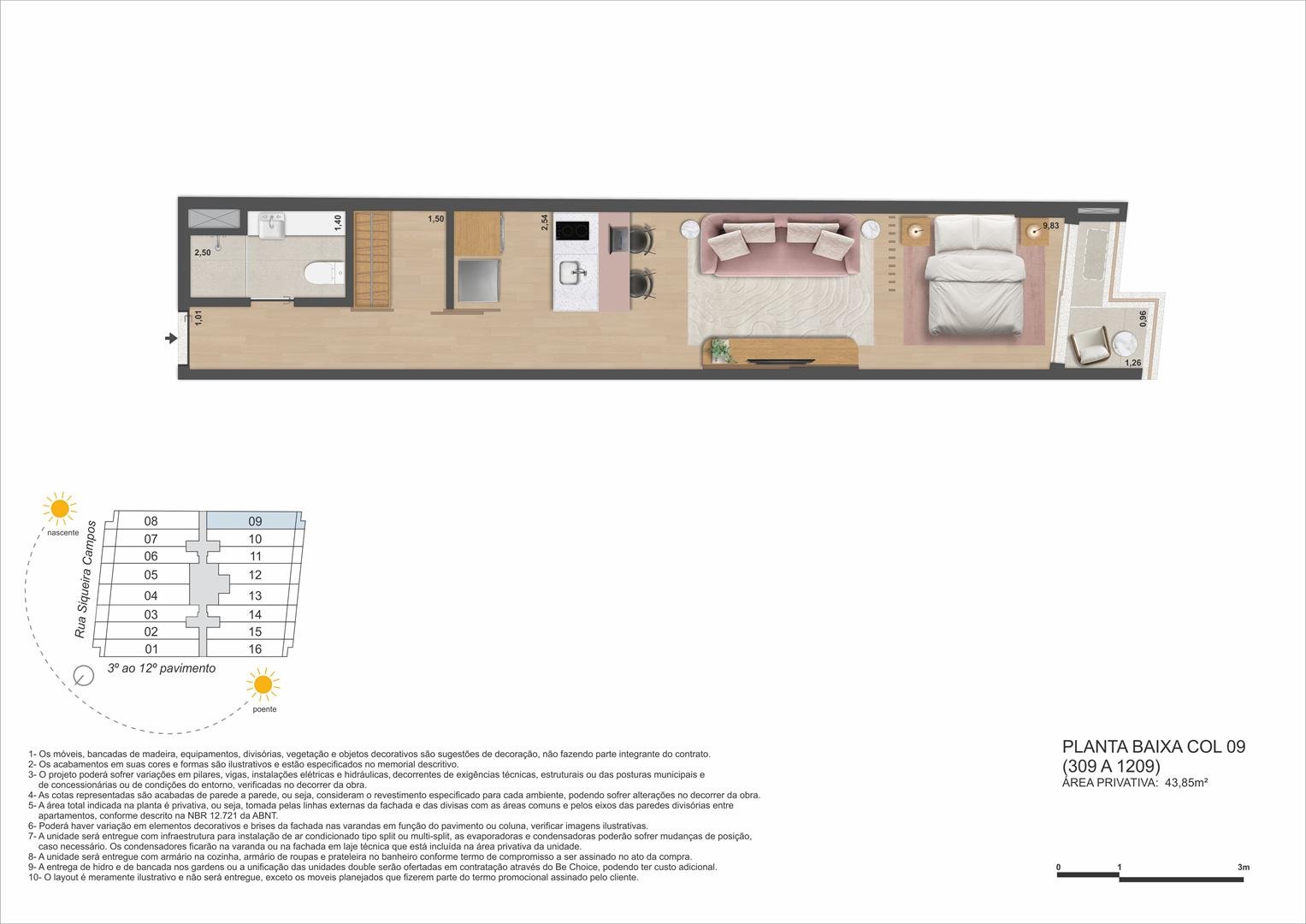 Planta 18 - Be in Rio Praia Copacabana
