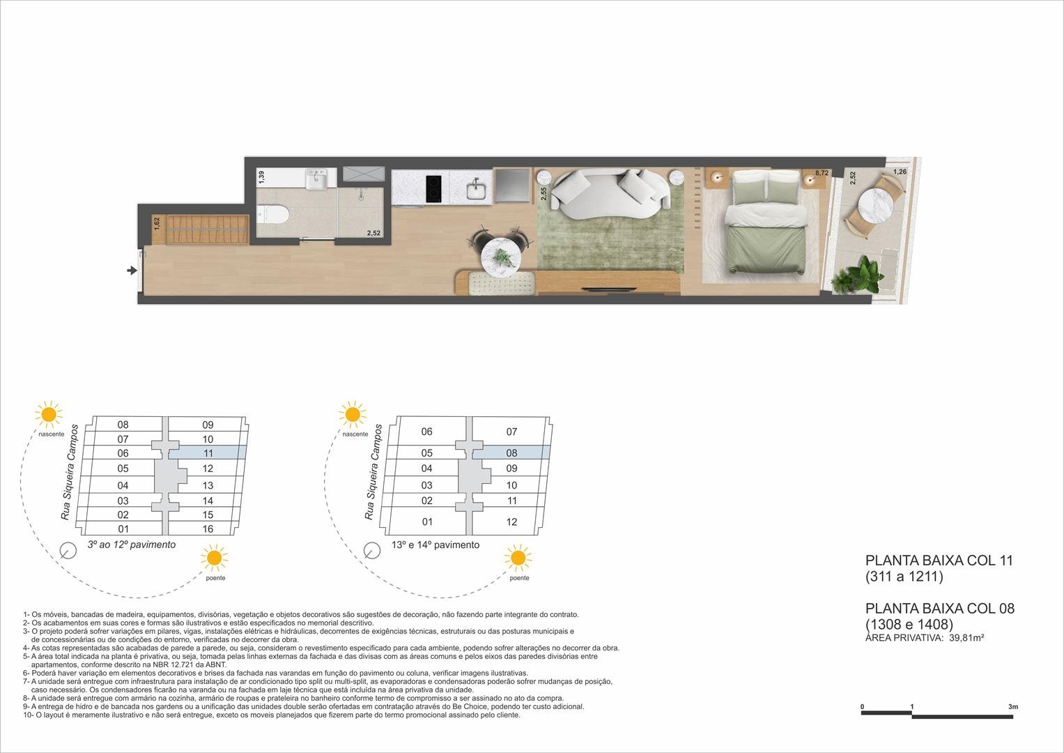 Planta 16 - Be in Rio Praia Copacabana