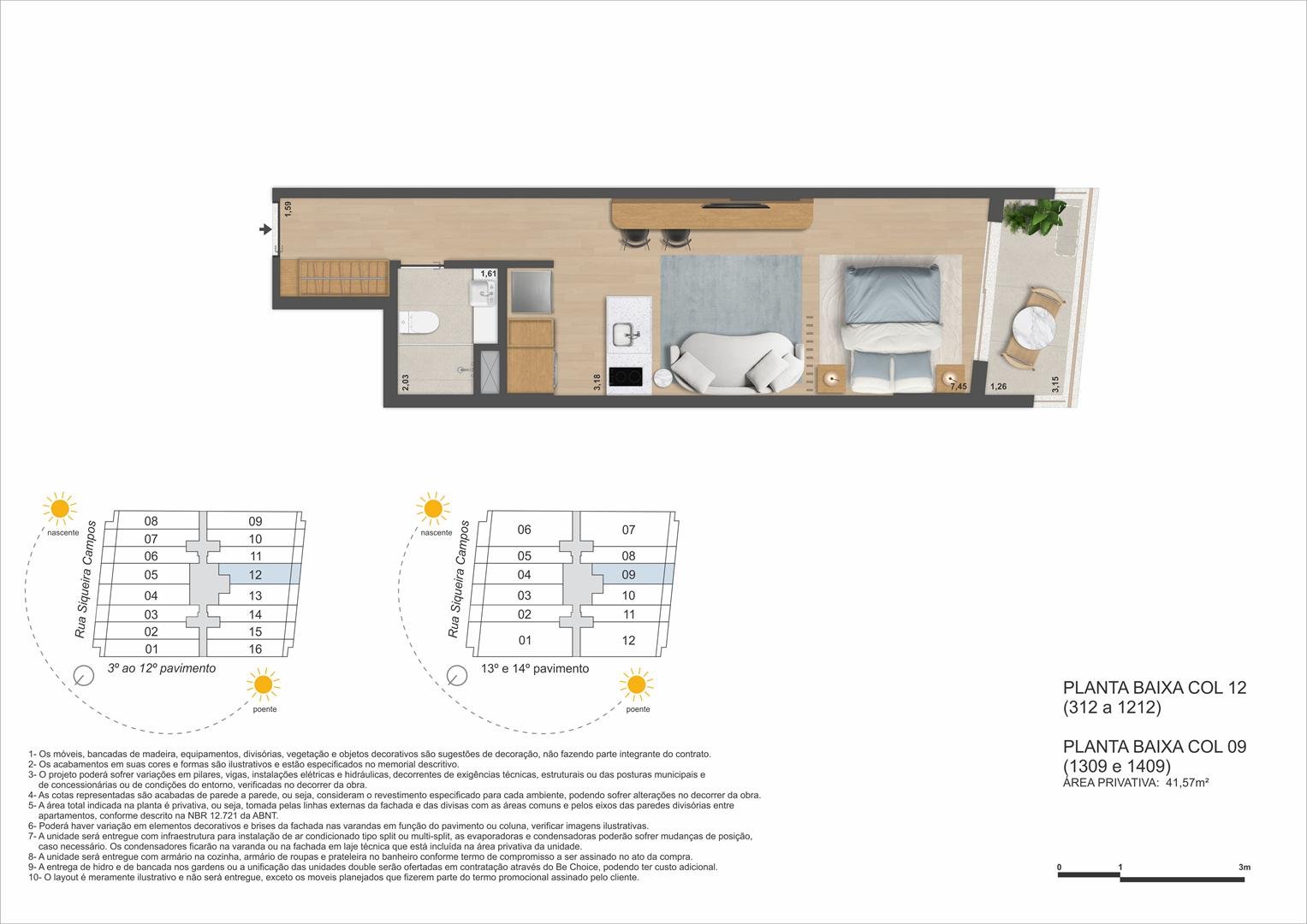 Planta 15 - Be in Rio Praia Copacabana