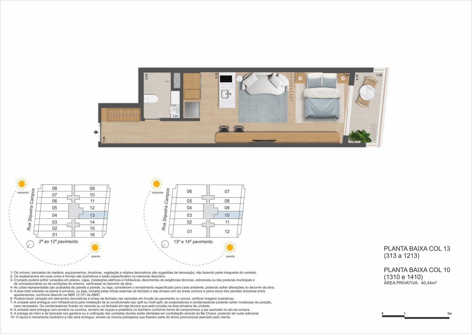 Planta 14 - Be in Rio Praia Copacabana