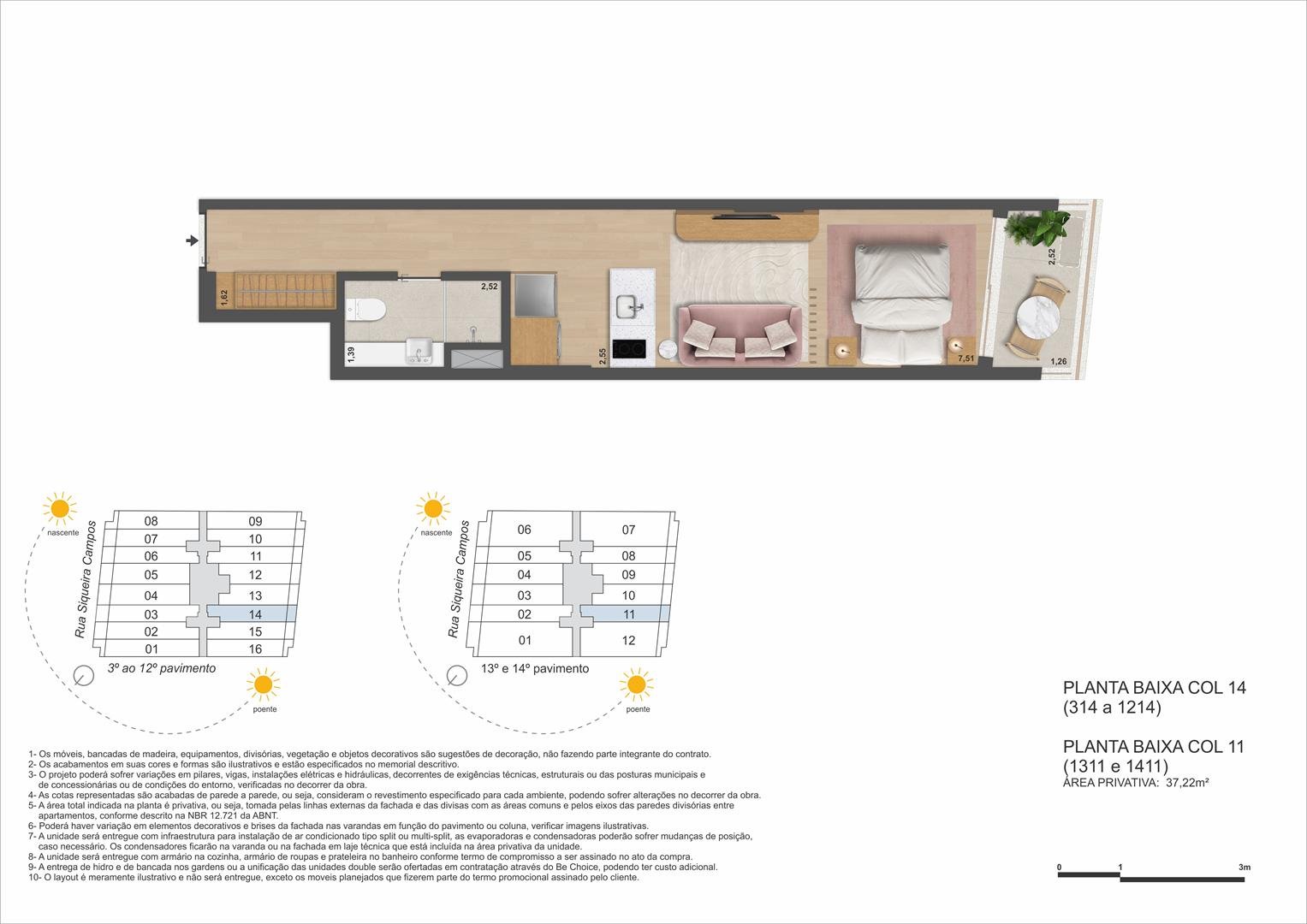 Planta 13 - Be in Rio Praia Copacabana