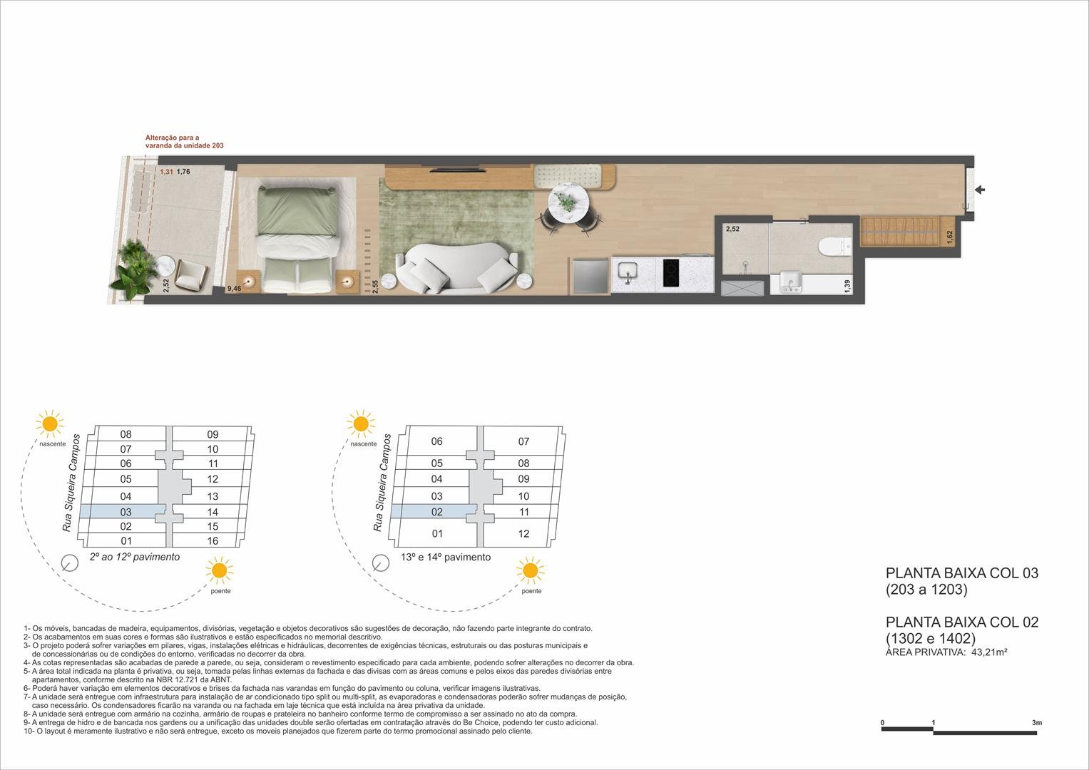Planta 32 - Be in Rio Praia Copacabana
