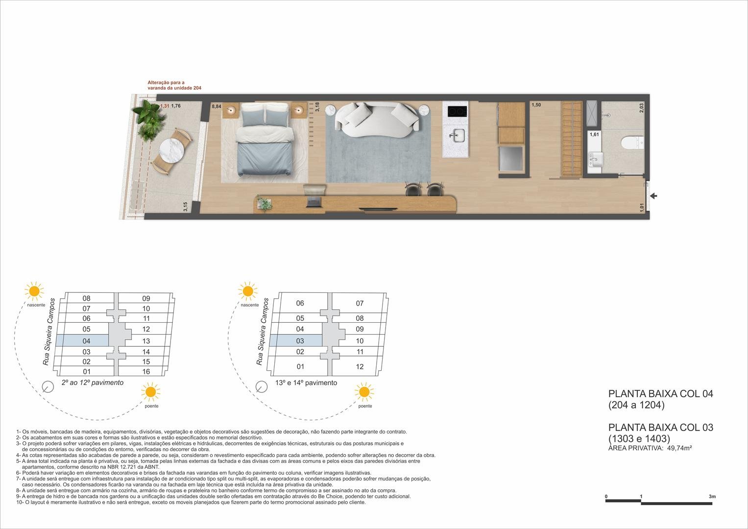 Planta 31 - Be in Rio Praia Copacabana