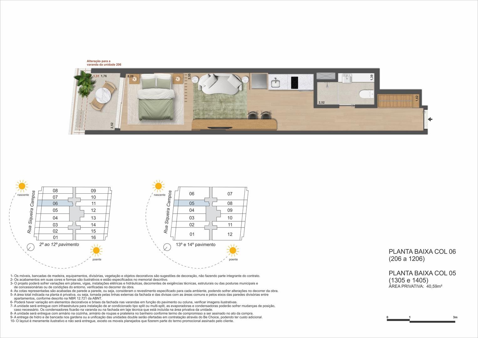 Planta 29 - Be in Rio Praia Copacabana