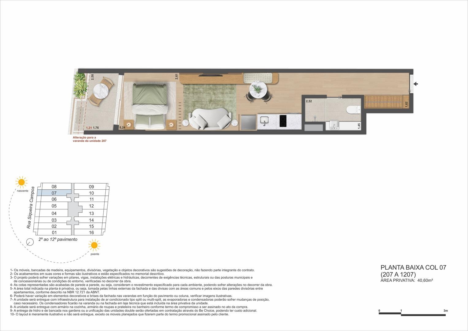 Planta 28 - Be in Rio Praia Copacabana