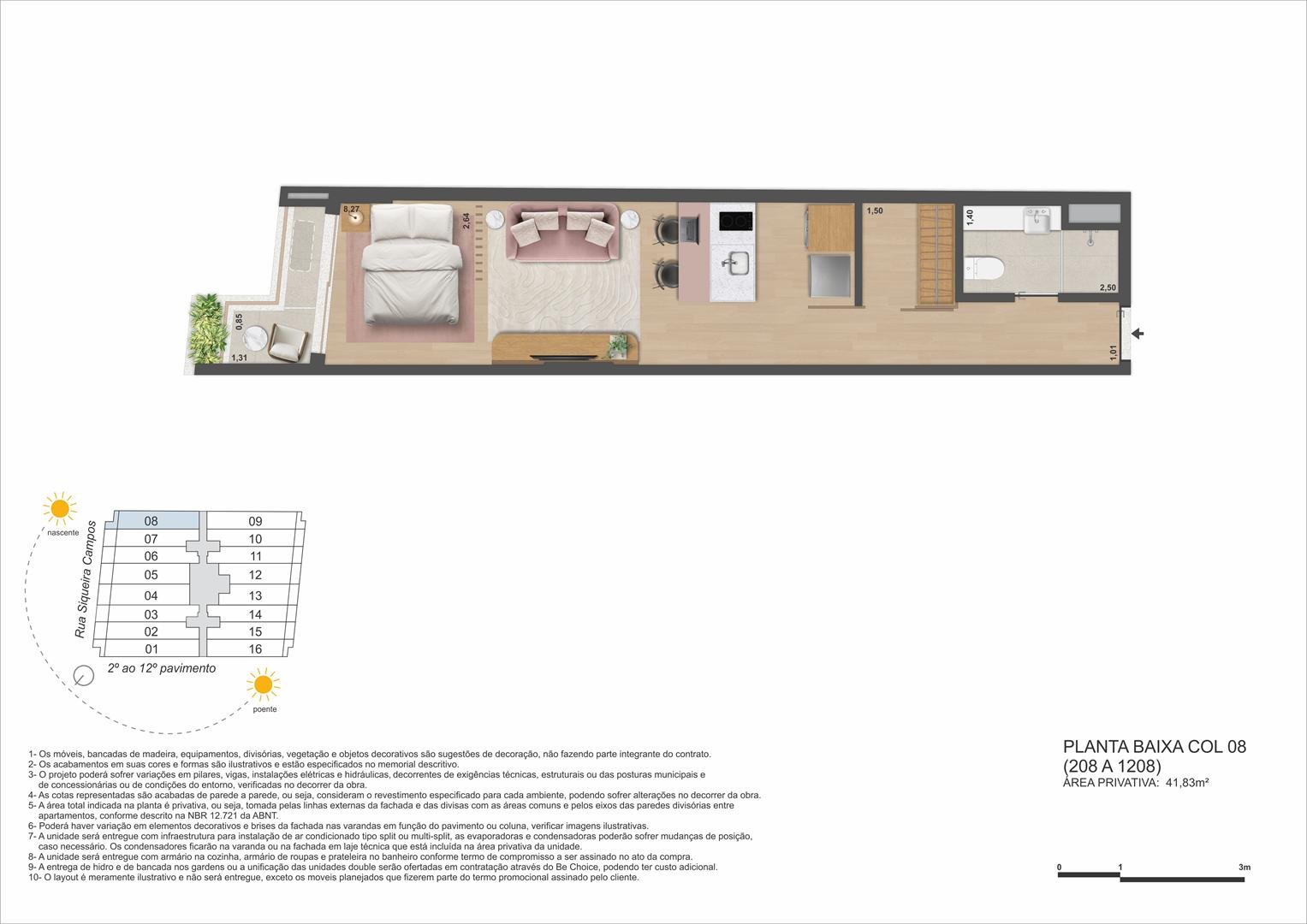 Planta 27 - Be in Rio Praia Copacabana