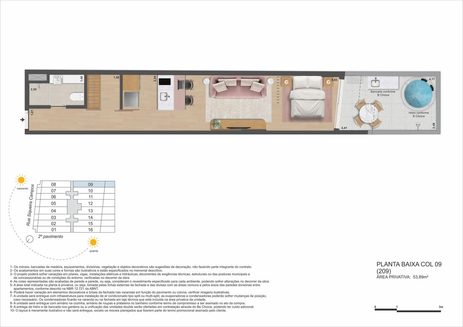 Planta 26 - Be in Rio Praia Copacabana
