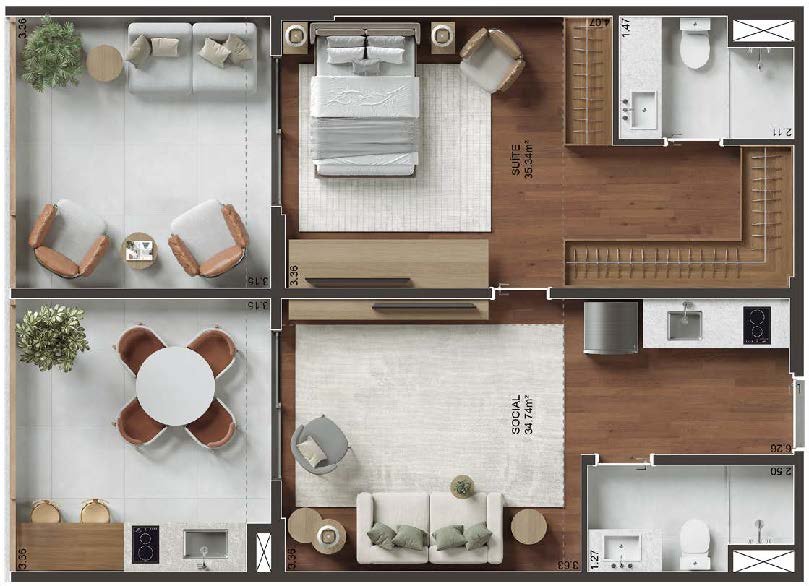 Planta 10 - MoDo Design Living Botafogo