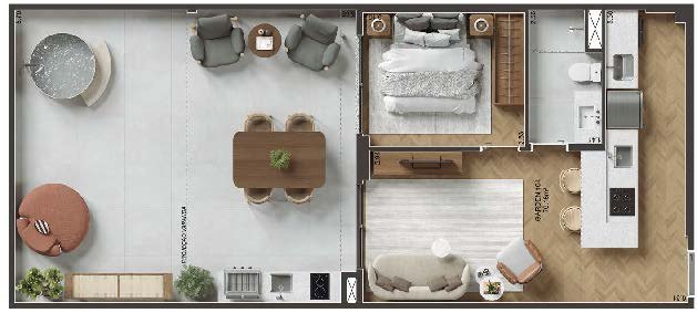 Planta 6 - MoDo Design Living Botafogo