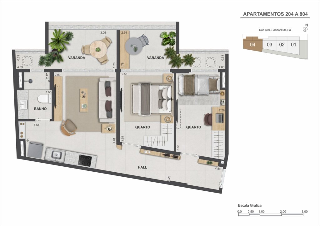 Coberturas Dias Ferreira Leblon Studios preços e condições