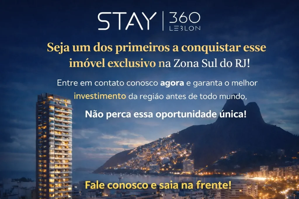 Studios na Avenida Visconde de Albuquerque 360 Leblon preço 2026